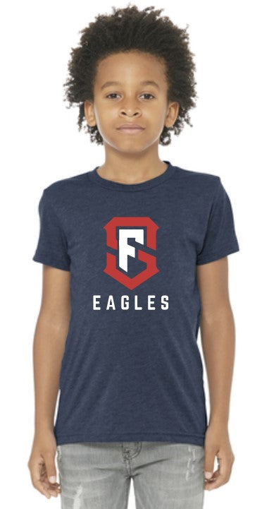 SF Eagles Youth Triblend Short Sleeve Tee