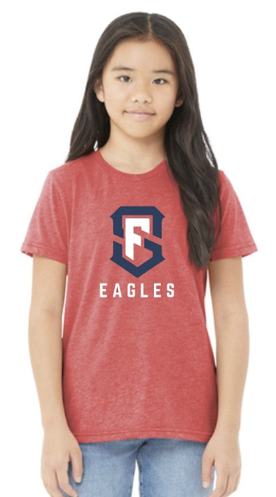 SF Eagles Youth Triblend Short Sleeve Tee