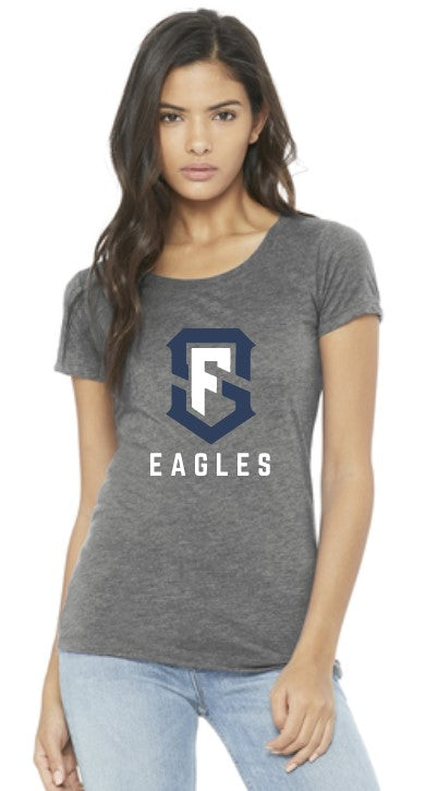 SF Eagles Women’s Relaxed Triblend Short Sleeve Tee