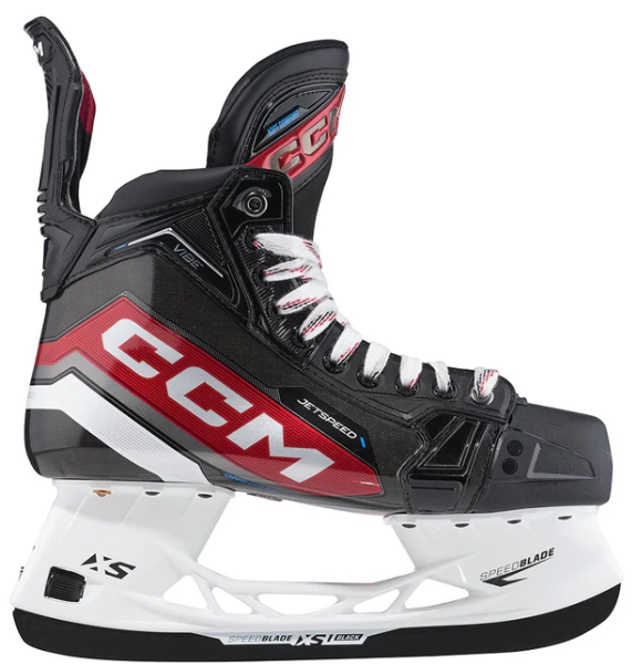 Load image into Gallery viewer, CCM Jetspeed Vibe Senior Size 8 Regular Hockey Skates
