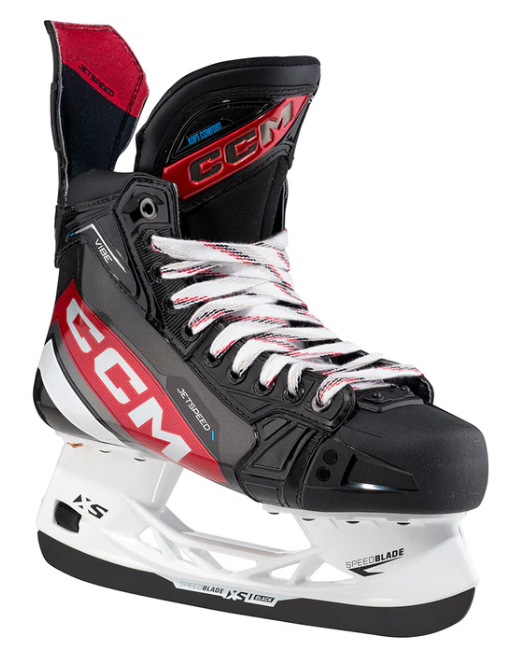 Load image into Gallery viewer, CCM Jetspeed Vibe Senior Size 8 Regular Hockey Skates
