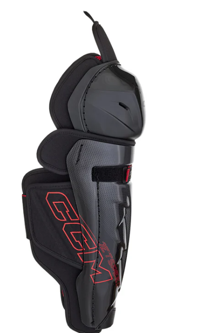 Load image into Gallery viewer, CCM Jetspeed Vibe Senior 15" Hockey Shin Guards S25

