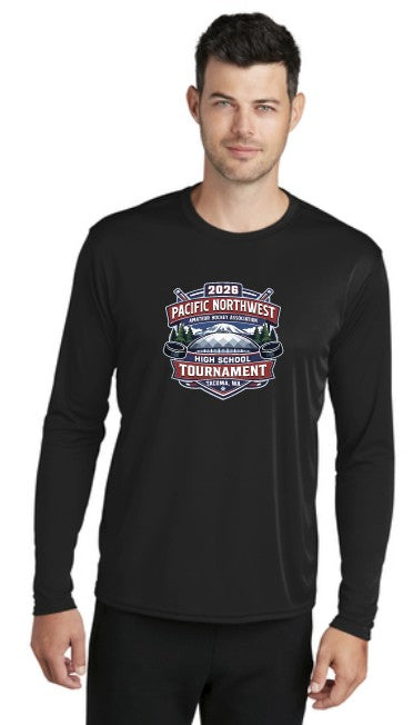 Load image into Gallery viewer, PNAHA 2026 HIgh School Tournament Long Sleeve Performance Tshirt
