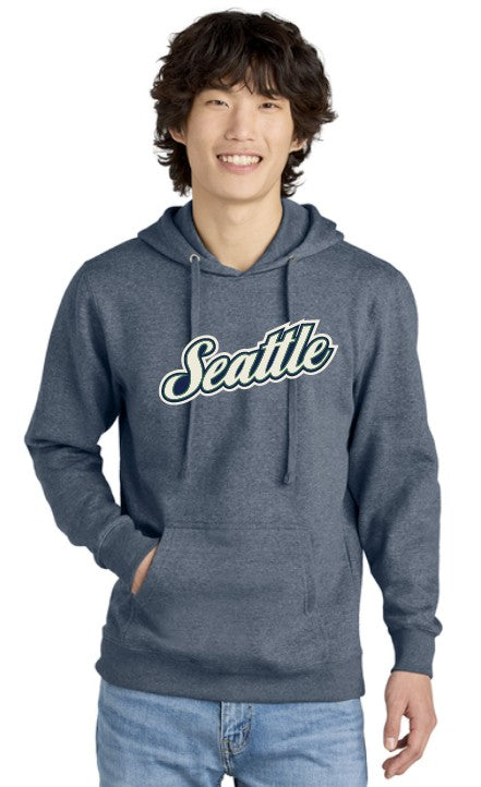 Cursive Seattle Adult Fleece Hoodie