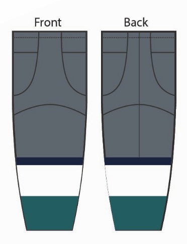 Load image into Gallery viewer, Sky Rats Sublimation Hockey Socks
