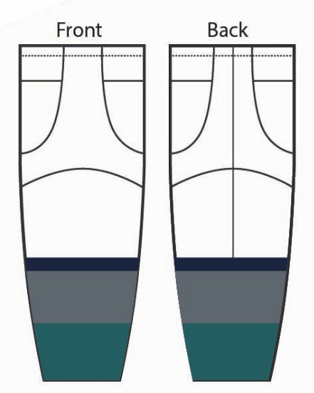 Load image into Gallery viewer, Sky Rats Sublimation Hockey Socks
