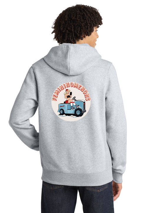 Load image into Gallery viewer, Femininomenons Double Logo Skate Lace Hoodie
