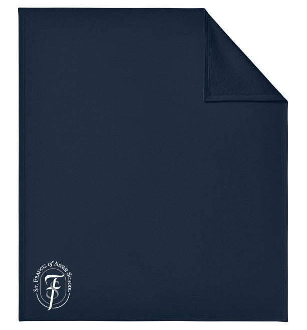 Load image into Gallery viewer, St. Francis of Assisi School Fleece Sweatshirt Blanket
