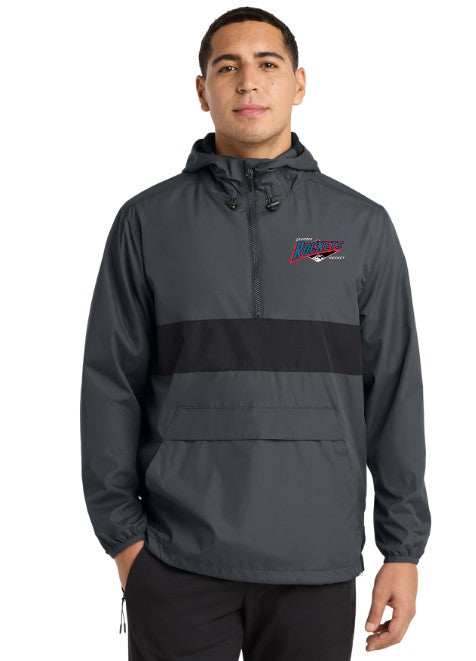 Load image into Gallery viewer, Tacoma Rockets Zipped Pocket Anorak Pullover
