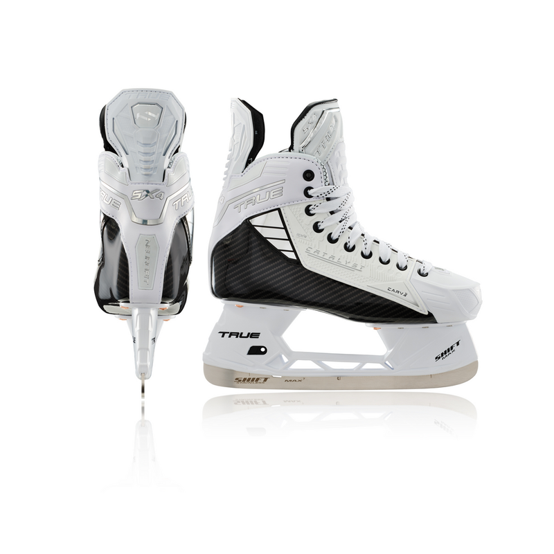 Load image into Gallery viewer, True Catalyst 5X4 Whiteout Senior Hockey Skate
