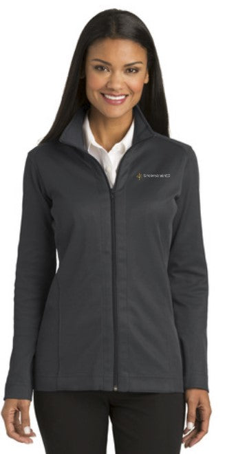 UnconstrainED Women's Vertical Texture Full Zip Jacket