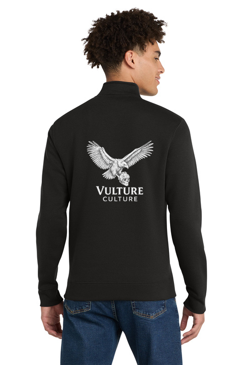 Load image into Gallery viewer, Vulture Culture Double Logo V.I.T ½ Zip
