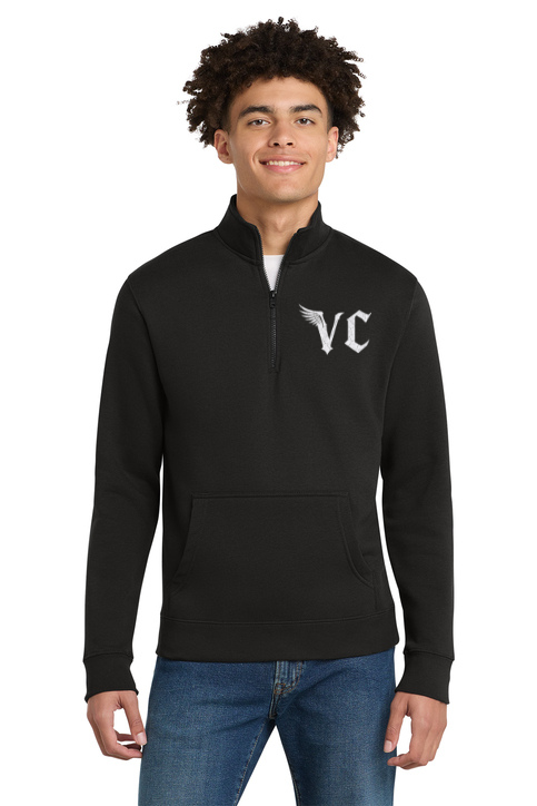 Load image into Gallery viewer, Vulture Culture Double Logo V.I.T ½ Zip
