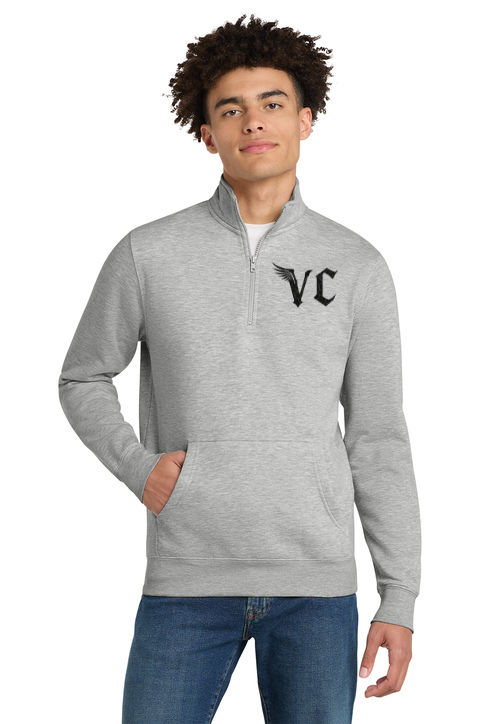 Load image into Gallery viewer, Vulture Culture Double Logo V.I.T ½ Zip
