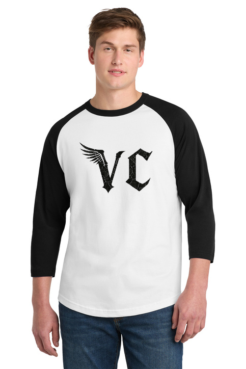 Load image into Gallery viewer, Vulture Culture Color Block Raglan Jersey T-Shirt
