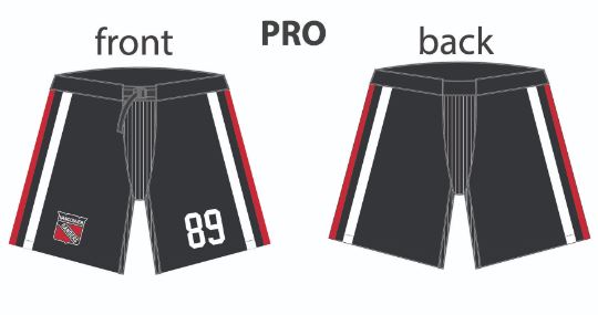 Load image into Gallery viewer, Vancouver Rangers Nylon Hockey Pant Shell
