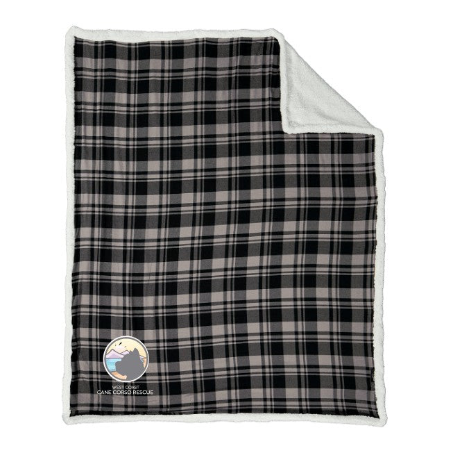 Load image into Gallery viewer, WCCCR  Flannel Sherpa Blanket
