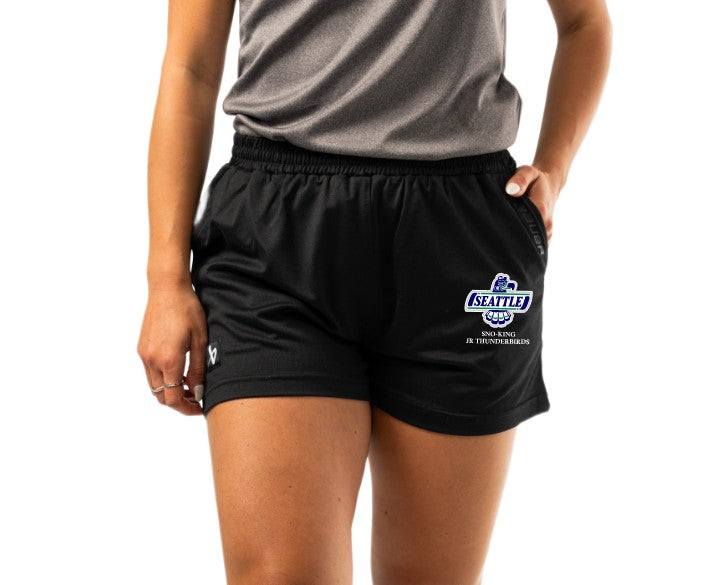 Load image into Gallery viewer, Sno-King Jr Thunderbirds S25 Bauer Team Knit Womens Short
