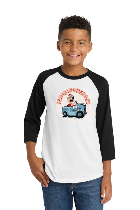 Load image into Gallery viewer, Femininomenons Youth Colorblock Raglan Jersey
