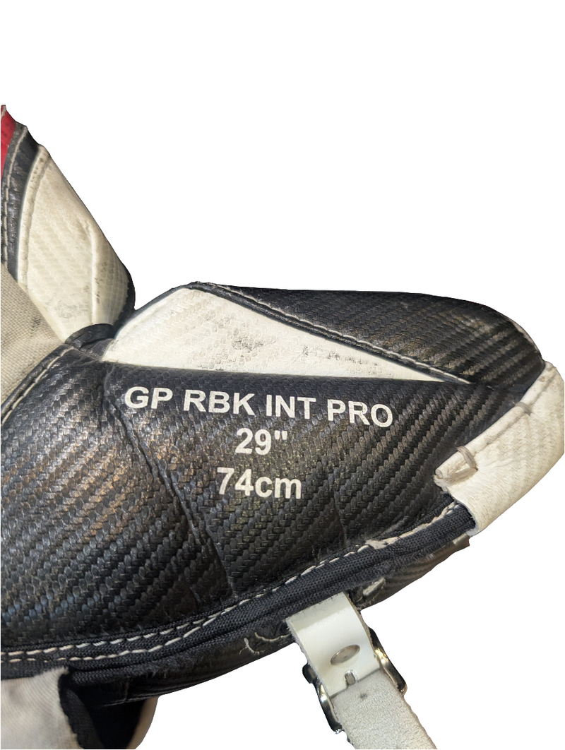 Load image into Gallery viewer, Reebok Premier Series Intermediate 29" 74cm Used Goalie Pads
