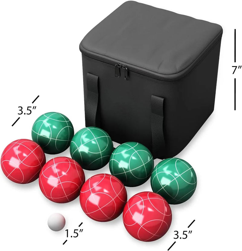 Load image into Gallery viewer, Trademark Games Bocce Ball Set with 8 Balls, Pallino, and Carrying Case
