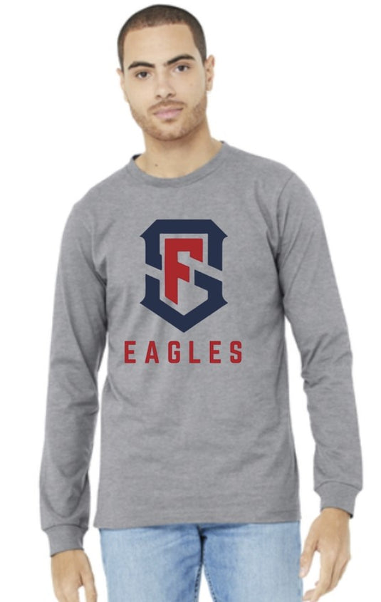 SF Eagles Unisex Heather CVC Long Sleeve Tee