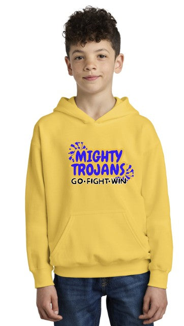 Load image into Gallery viewer, Fife Junior Youth Softstyle Fleece Hoodie (Choose Logo)
