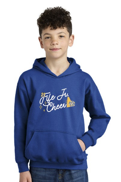Fife Junior Youth Softstyle Fleece Hoodie (Choose Logo)
