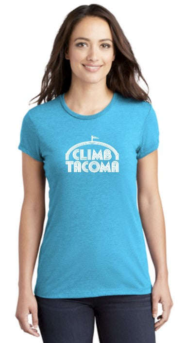 Load image into Gallery viewer, Climb Tacoma Womens' Fitted Perfect Tshirt
