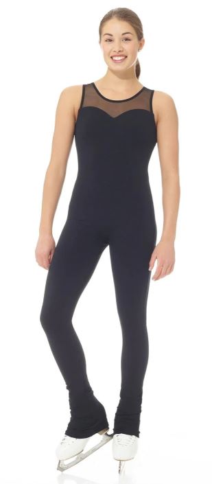 Load image into Gallery viewer, Mondor One Piece Ladies Size Small Black Figure Skate Outfit
