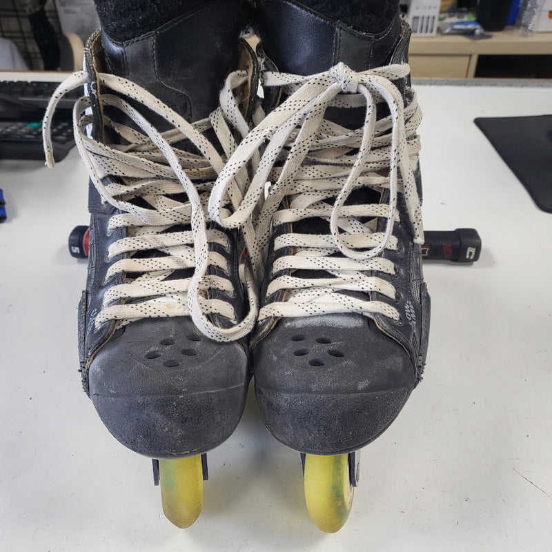 Load image into Gallery viewer, Used Mission Roller Senior Hockey Skates Proto VS 6.5
