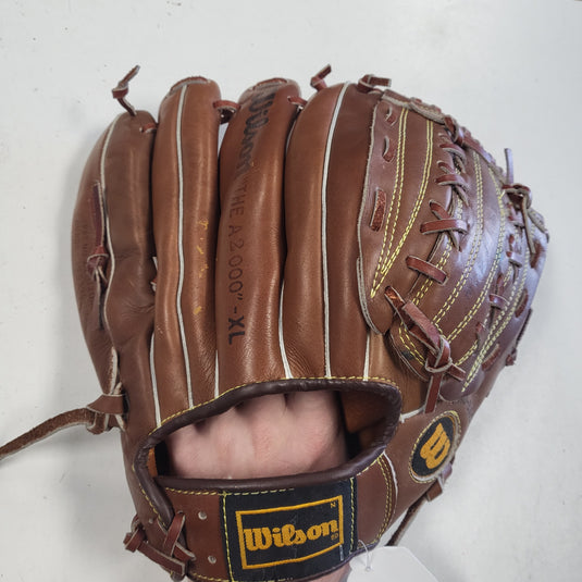 Used RHT Wilson "The A2000" XL Pro-Back Dual Hinge Baseball Glove