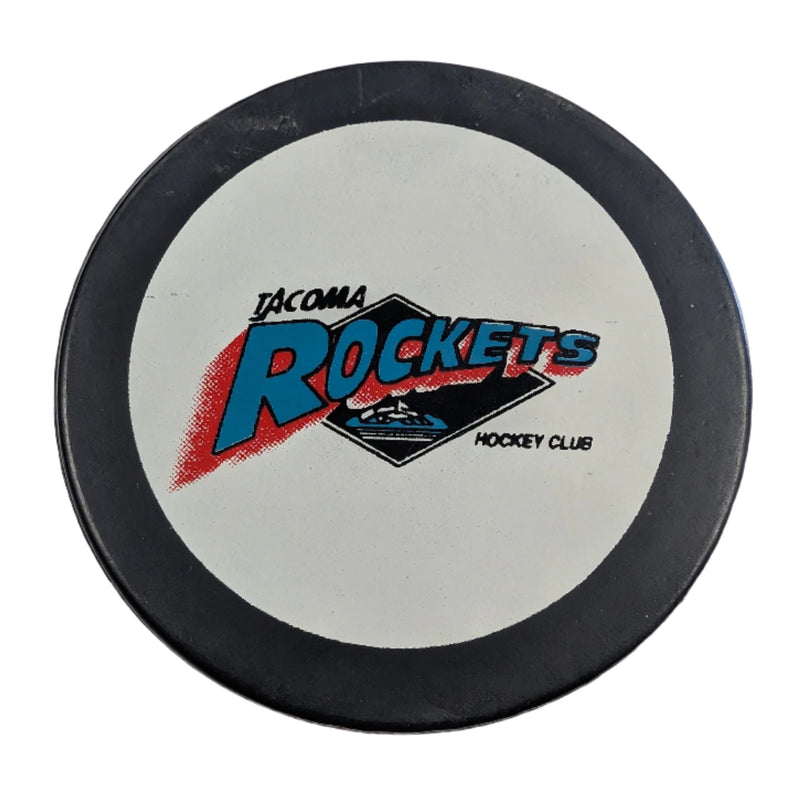 Load image into Gallery viewer, Tacoma Rockets 25th Anniversary Collectible Hockey Puck
