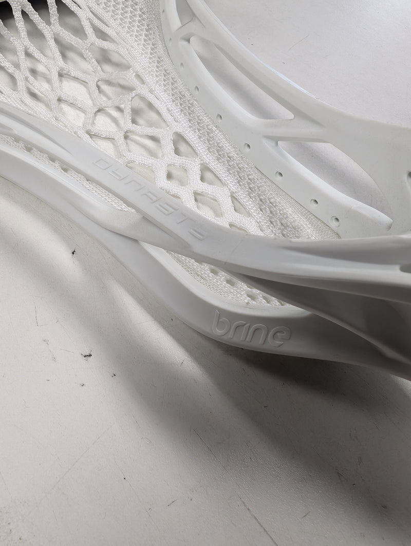 Load image into Gallery viewer, Brine Dynasty Warp Pro Kyle Ohlmiller White/Black Attack Women's Lacrosse Stick

