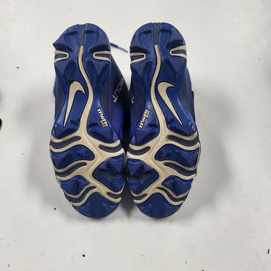 Used Nike Mike Trout Size 4Y Royal Blue Baseball Cleats