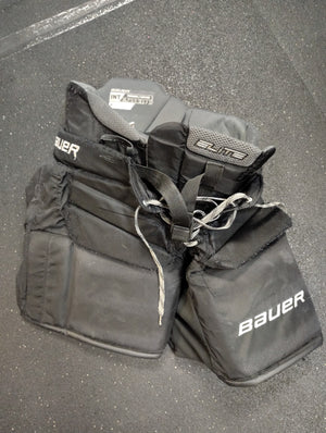 Used Bauer Elite Hockey Goalie Pants Intermediate Medium