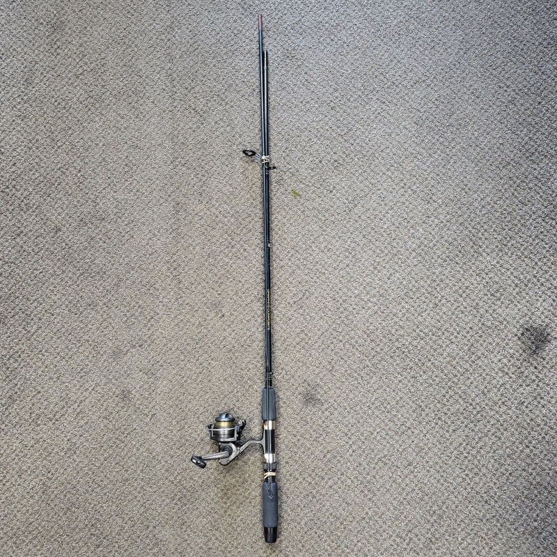 Load image into Gallery viewer, Used Abu Garcia Bronco BS60L Fishing Pole with Shakespeare Excursion Reel
