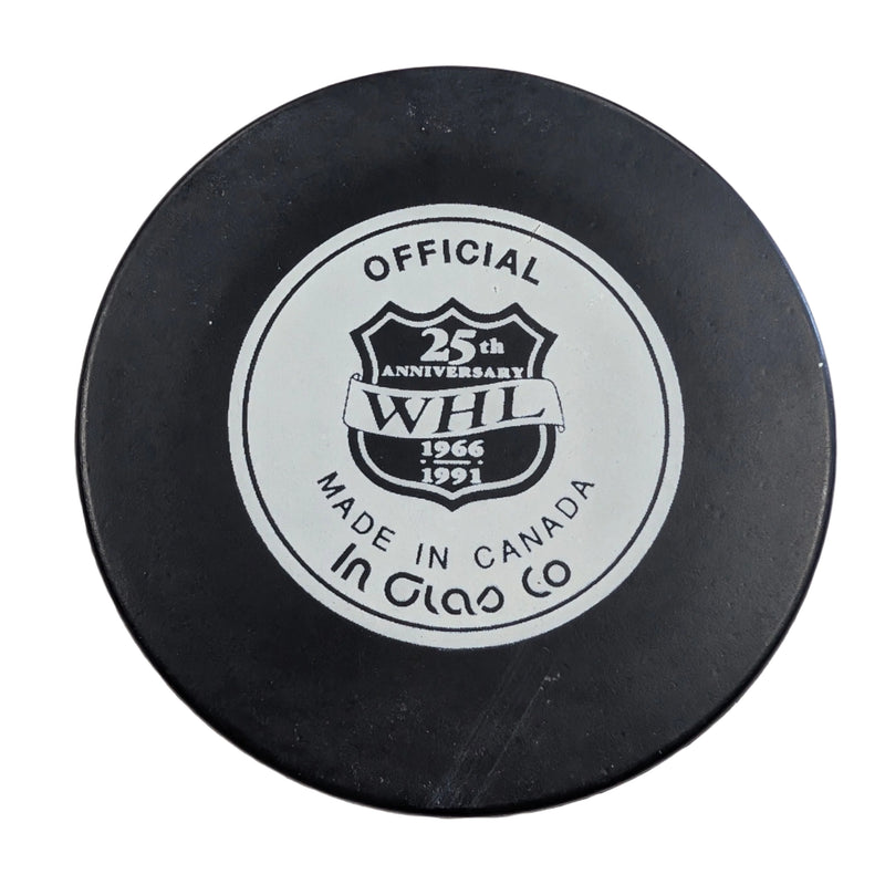 Load image into Gallery viewer, Tacoma Rockets 25th Anniversary Collectible Hockey Puck
