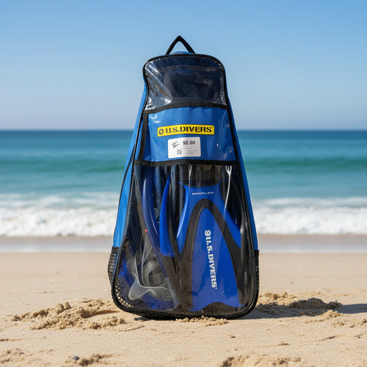 Used US Divers Snorkel Set