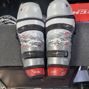 Used Bauer Vapor APX 12" Hockey Shin Guards
