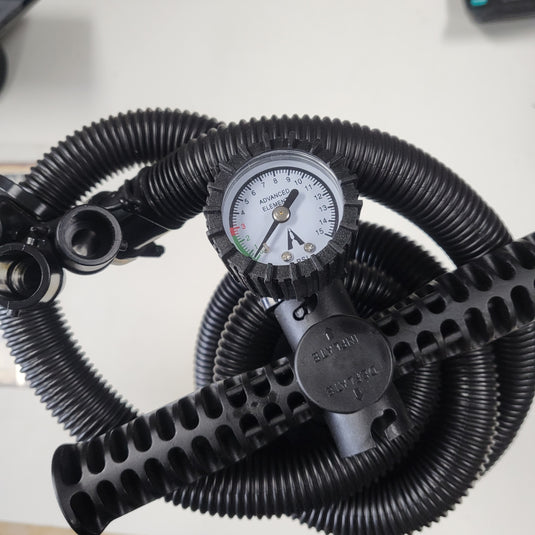 Used Advanced Elements Double-Action Hand Pump with Pressure Gauge