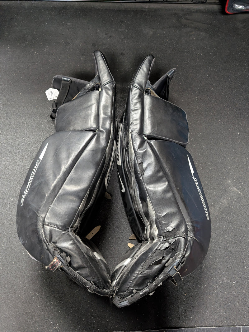 Load image into Gallery viewer, Used Nike Bauer Supreme One55SE Senior 34" Goalie Leg Pads
