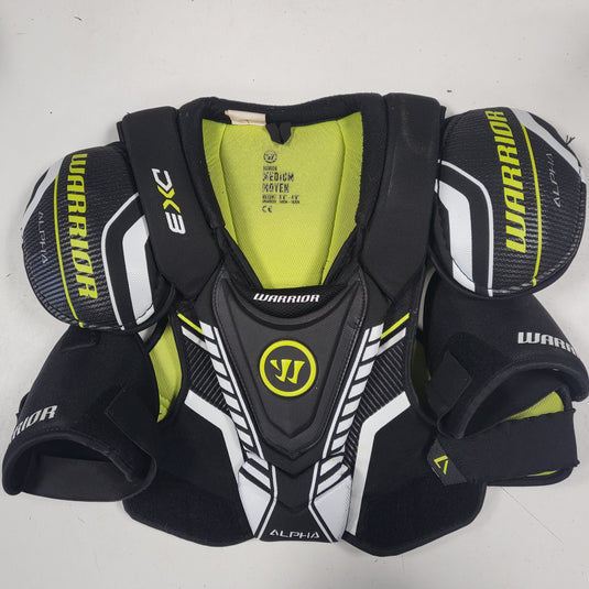 Used Warrior Alpha DX3 Hockey Shoulder Pads - Size: Medium