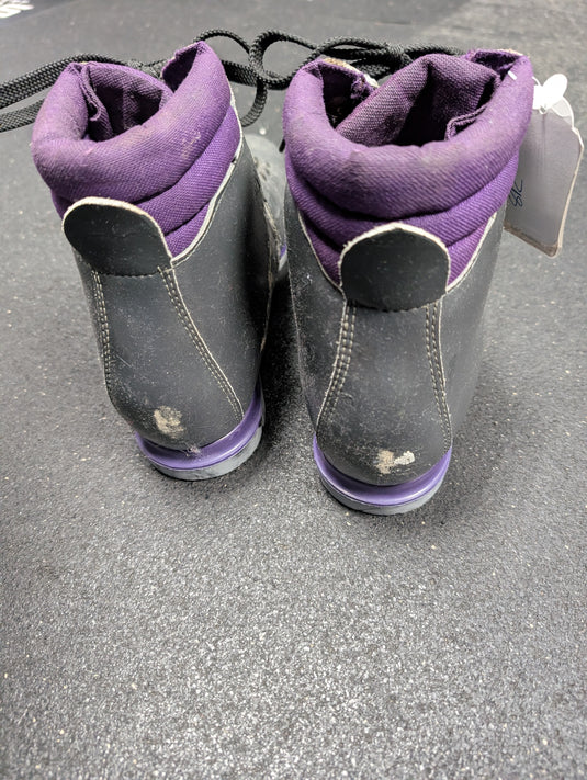Used Alpina NNN BC 1000 Grey/Purple Cross Country Boots Size 44