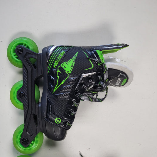 Used Mission Lil Ripper Adjustable Size 11-1 Inline Hockey Skates