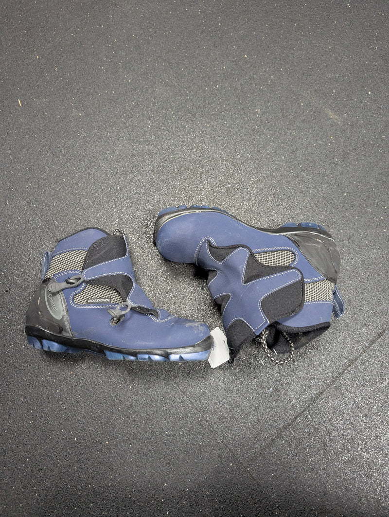 Load image into Gallery viewer, Rossignol Black/Blue Womens Size Specific 5.5 New Cross Country Boots
