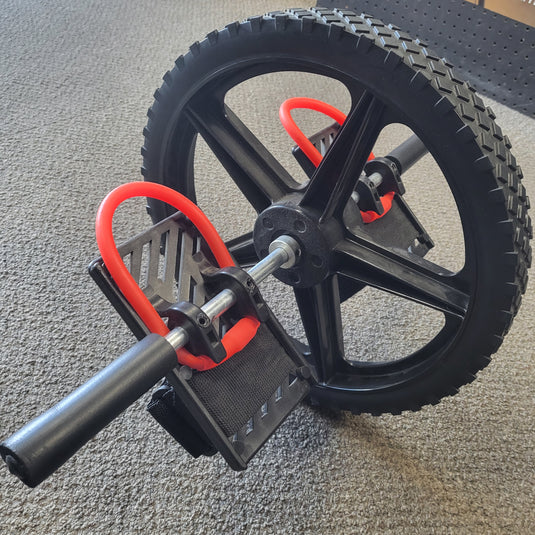 Lifeline Power Wheel for Full Body Functional Fitness - with Foot Straps