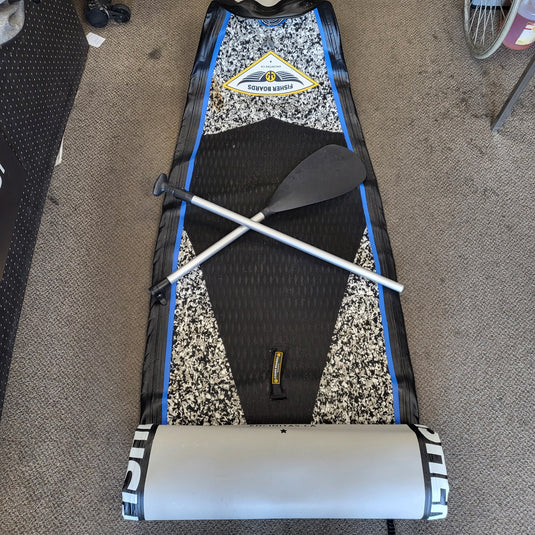 Used Fisher Boards Paddle Board W/Backpack