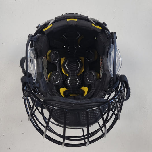 Used CCM Tacks 310 Black Small Hockey Helmet Combo small