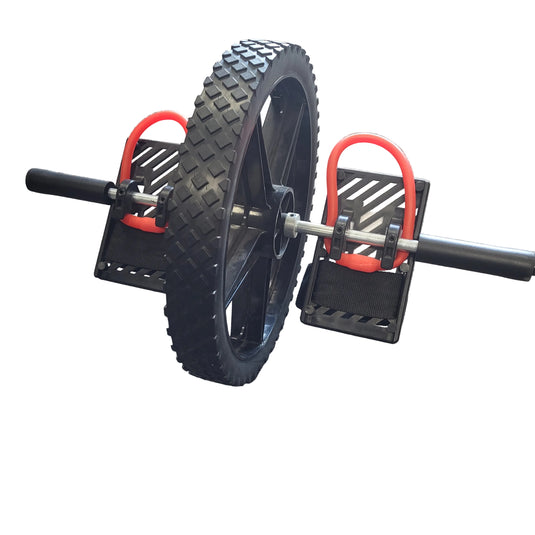 Lifeline Power Wheel for Full Body Functional Fitness - with Foot Straps